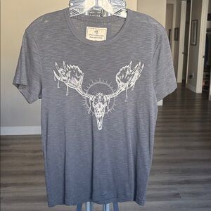 Abercrombie & Fitch Charcoal Moose Graphic Tee (1892 Collection)